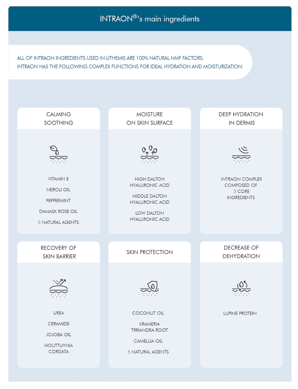 intraon main ingredients
